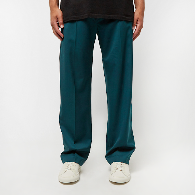 Palmes Fine Pleated Trousers türkis 81373 2
