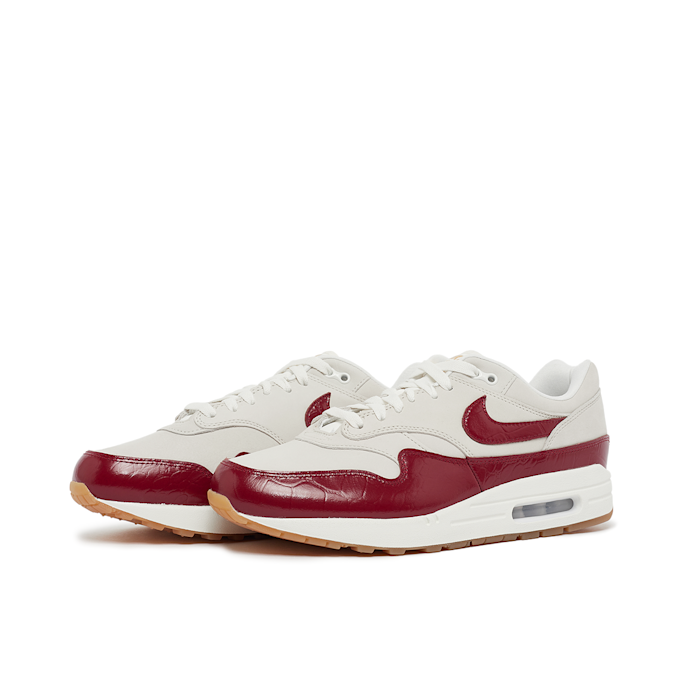 Nike Wmns Air Max 1 LX "Team Red" gris 81657 1