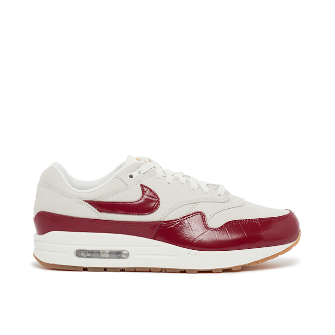 Nike Wmns Air Max 1 LX "Team Red" gris 81657 2