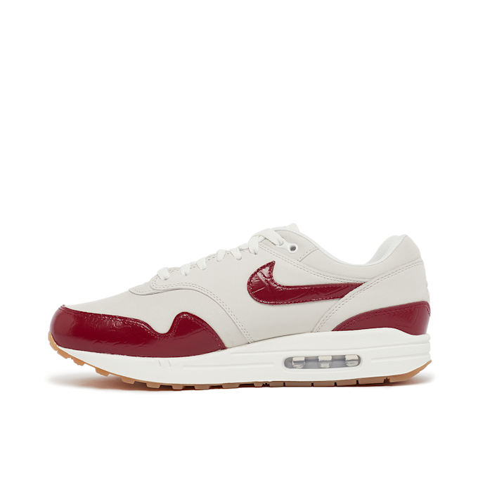 Nike Wmns Air Max 1 LX "Team Red" gris 81657 3