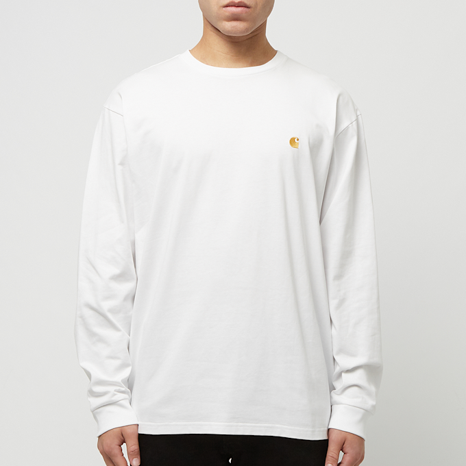 Carhartt WIP Longsleeve Chase T-Shirt weiß 82848 2