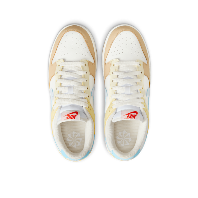 Nike Dunk Low Next Nature "Soft Yellow" blanc 81696 4