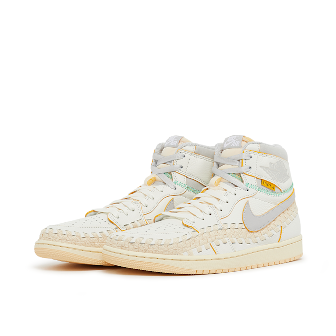 Jordan x UNION LA x BBS Wmns Air Jordan 1 Retro High OG "Woven" beige 81913 1