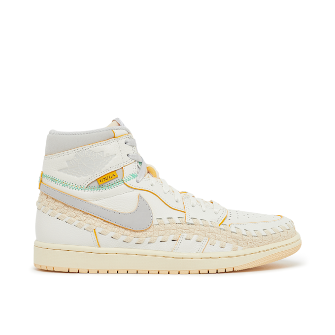 Jordan x UNION LA x BBS Wmns Air Jordan 1 Retro High OG "Woven" beige 81913 2
