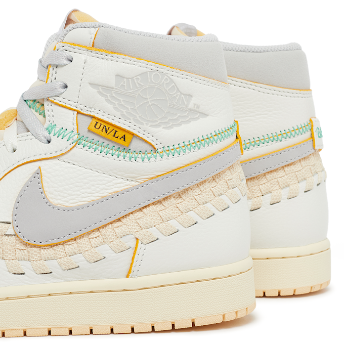Jordan x UNION LA x BBS Wmns Air Jordan 1 Retro High OG "Woven" beige 81913 6