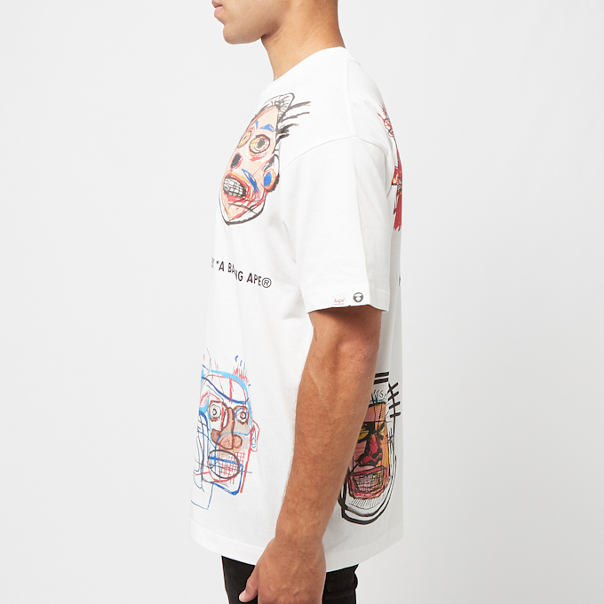 Aape by A Bathing Ape x Jean Michel Basquiat Tee wit 81947 3