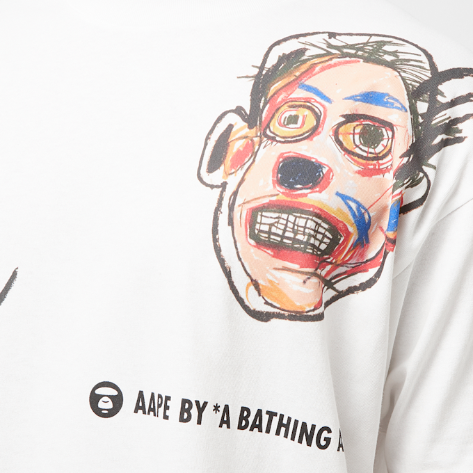 Aape by A Bathing Ape x Jean Michel Basquiat Tee wit 81947 5