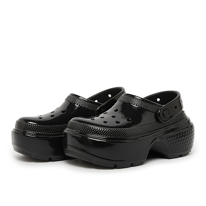 Crocs Stomp High Shine Clog zwart 82739 1