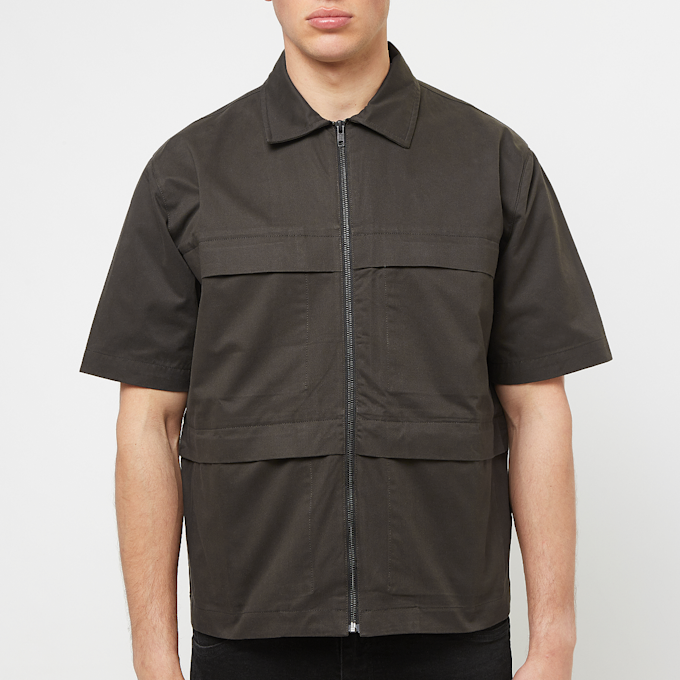 GR10K Solid Shortsleeve Shirt braun 82991 2