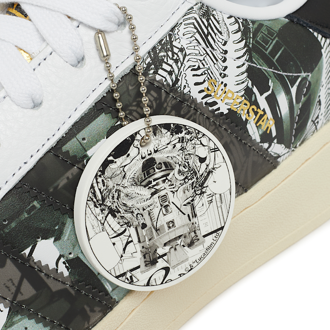 adidas Originals x Star Wars x Nanzuka Superstar XLG "R2-D2&C-3PO" schwarz 83071 5
