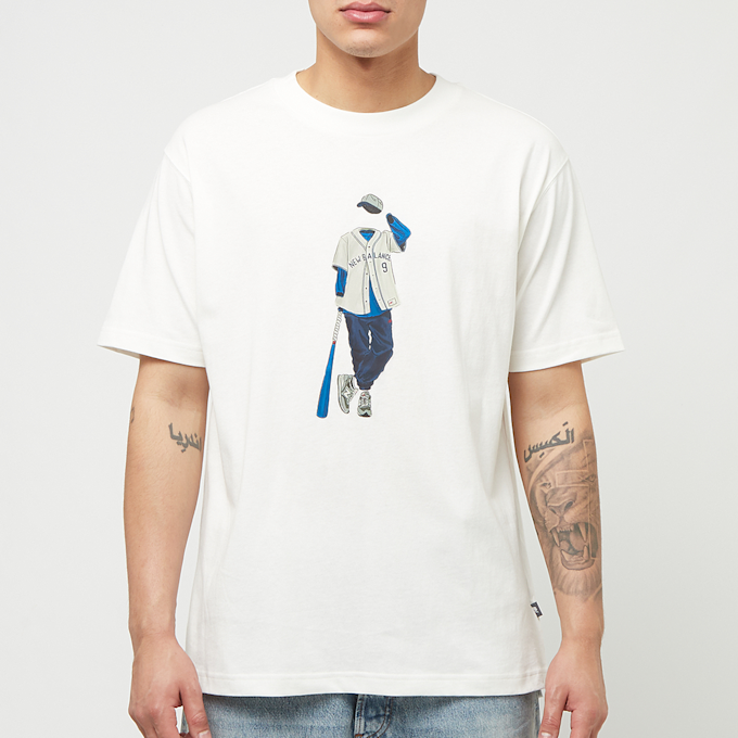 New Balance Athletics Relaxed Basketball T-Shirt weiß 83075 2
