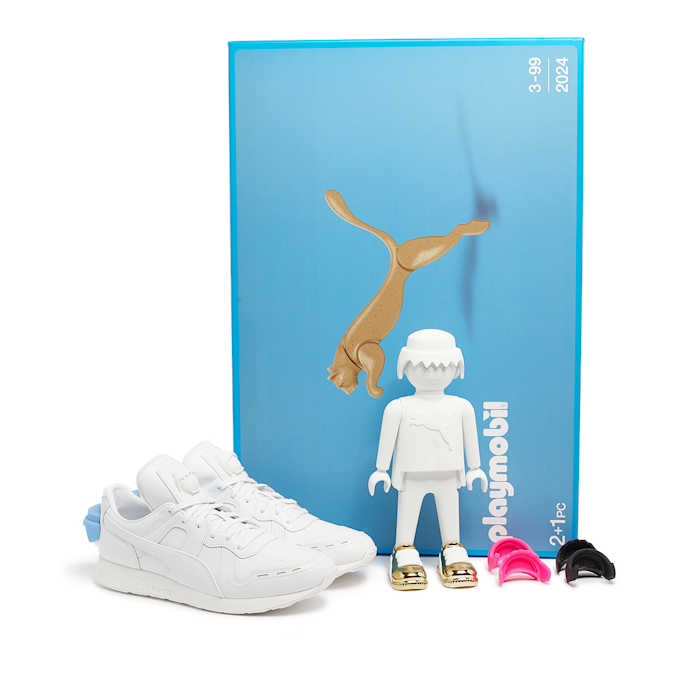 PUMA x Playmobil RS-100 Set With Figure blanc 83185 8