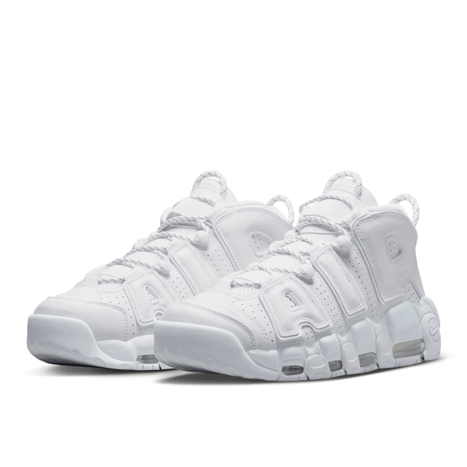 Nike Air More Uptempo "Triple White" blanc 83287 1