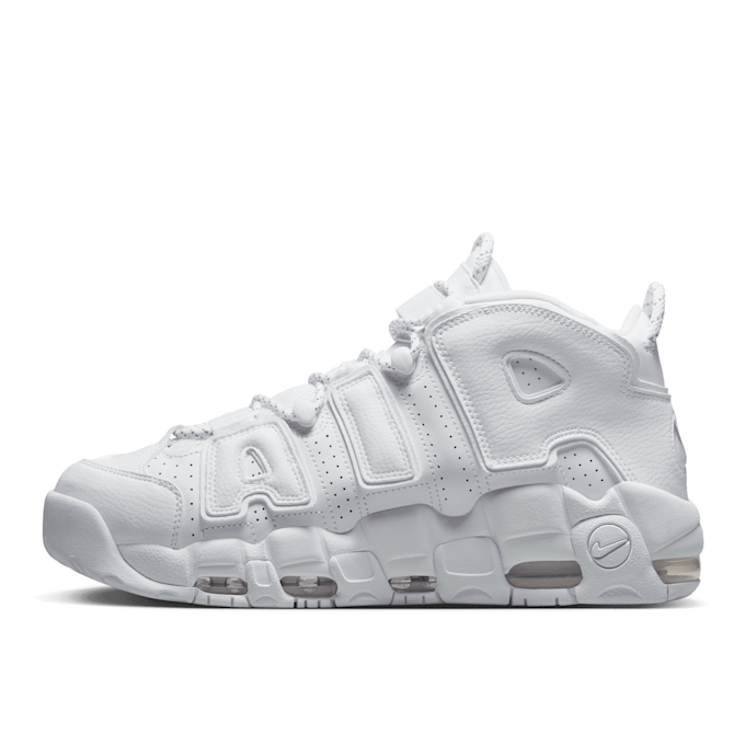 Nike Air More Uptempo "Triple White" blanc 83287 3