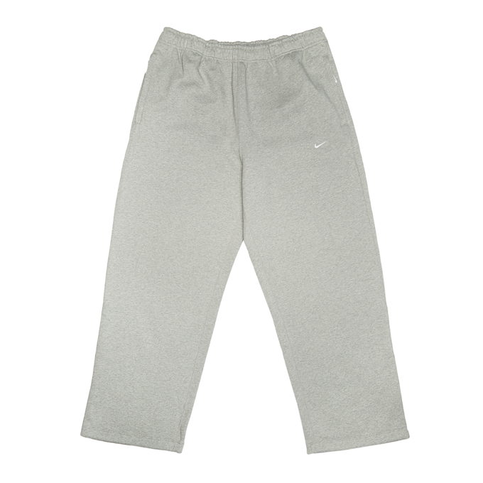 Nike Solo Swoosh Open-Hem Fleece Pants gris 83391 1