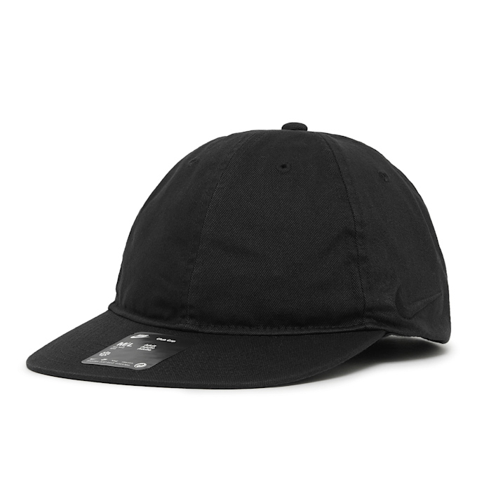Nike Club Cap Unstrukturiert Flacher Schirm Swoosh Wash L black 83397 1