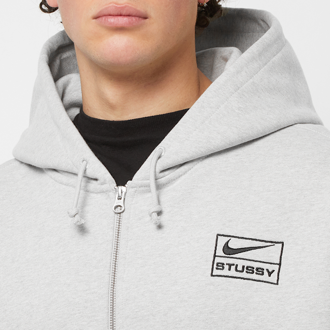 Nike x Stüssy NRG Fleece Hoodie Jacket grey 83533 5