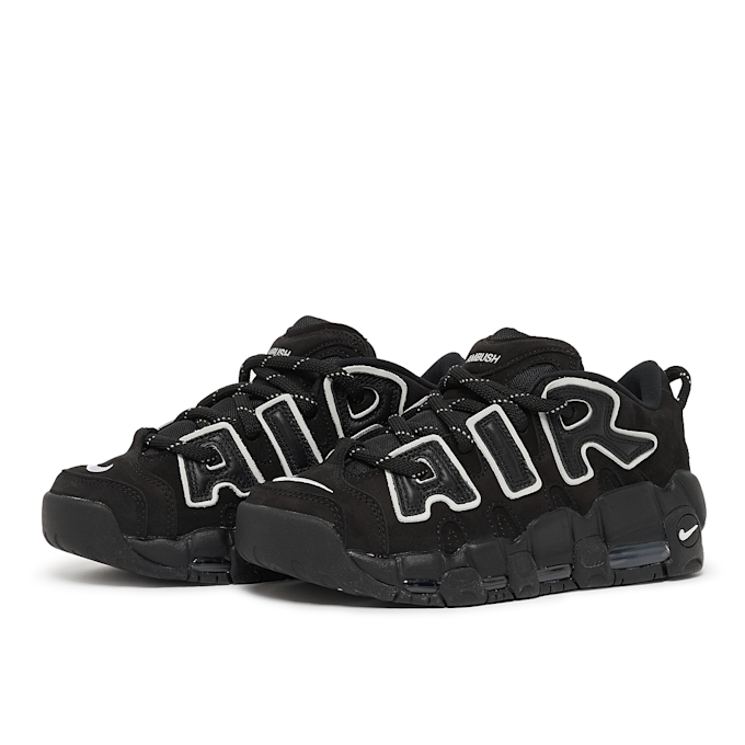 Nike x Ambush Air More Uptempo Low "Black White" zwart 83551 1
