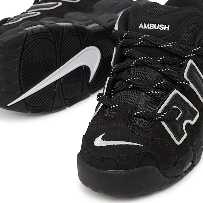Nike x Ambush Air More Uptempo Low "Black White" schwarz 83551 5