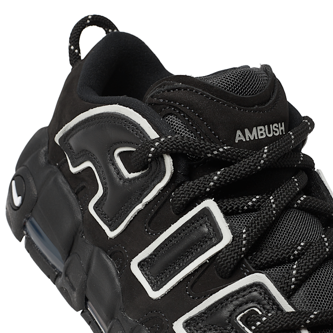 Nike x Ambush Air More Uptempo Low "Black White" schwarz 83551 8