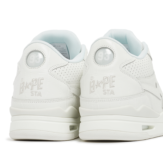 A Bathing Ape Bape Clutch Sta #2 white 83777 6
