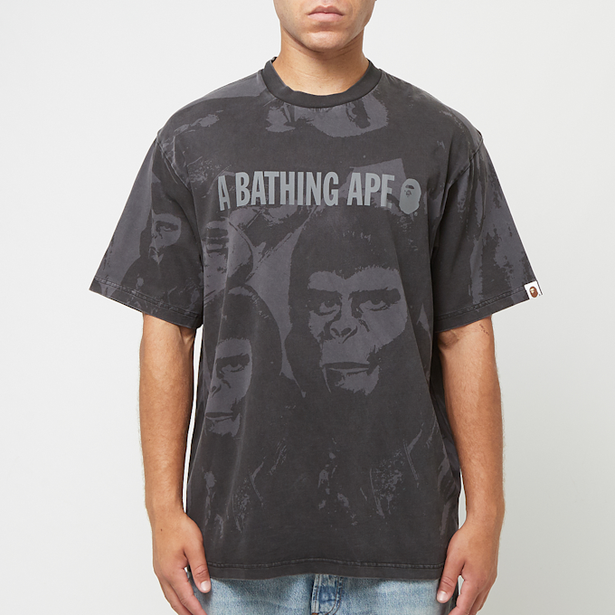 A Bathing Ape Overall Garment Dyed T-Shirt grey 83782 2