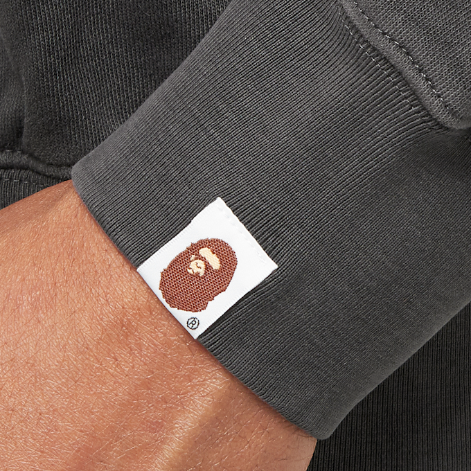 A Bathing Ape Spray Ape Head Garmint Dyed Crewneck M schwarz 83806 6