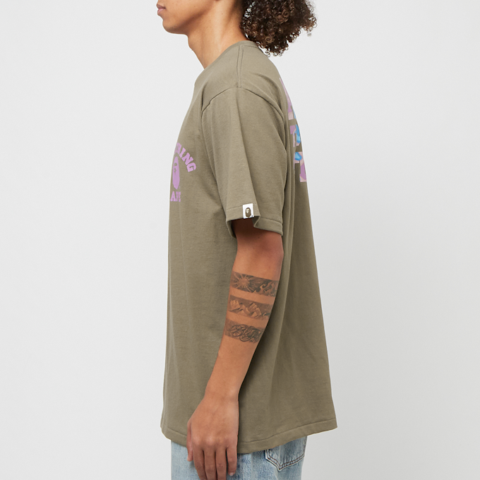 A Bathing Ape Liquid Camo College ATS Tee brown 83820 3