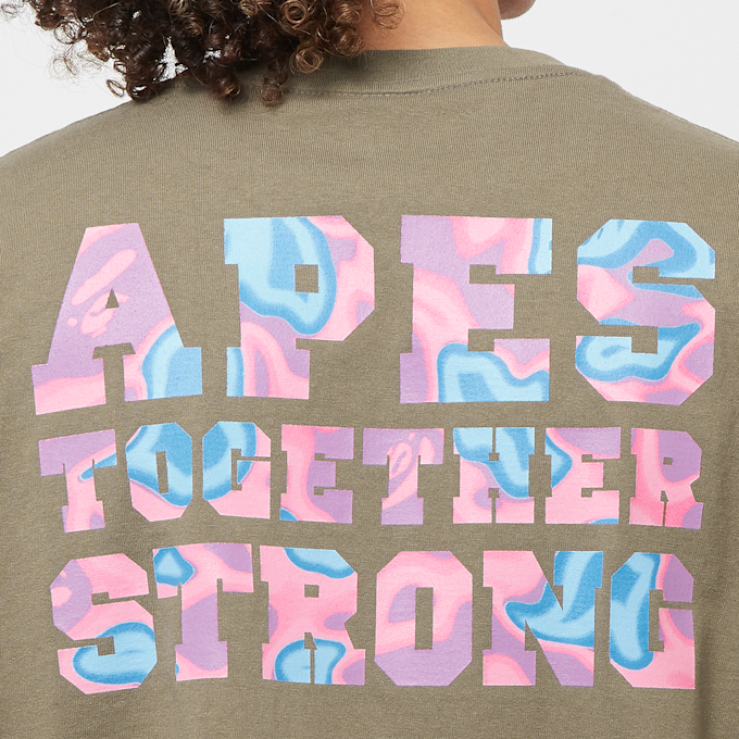 A Bathing Ape Liquid Camo College ATS Tee brown 83820 6