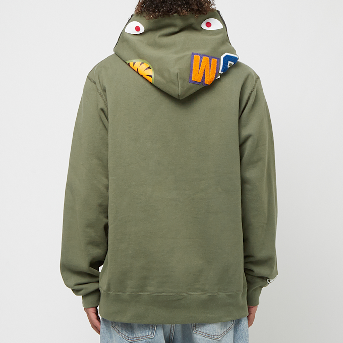 A Bathing Ape Shark Pullover Hoodie grün 83822 4
