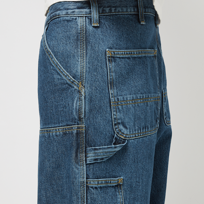 Carhartt WIP Double Knee Pant "Smith" blau 83861 7