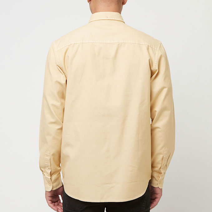 Carhartt WIP Long Sleeve Bolton Shirt Cotton Oxford beige 83891 4