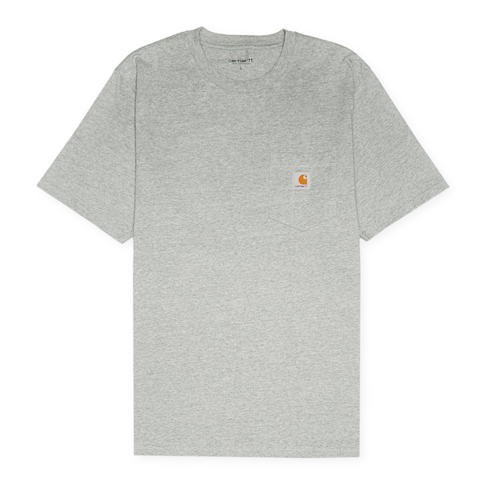 Carhartt WIP Shortsleeve Pocket T-Shirt grijs 83913 1
