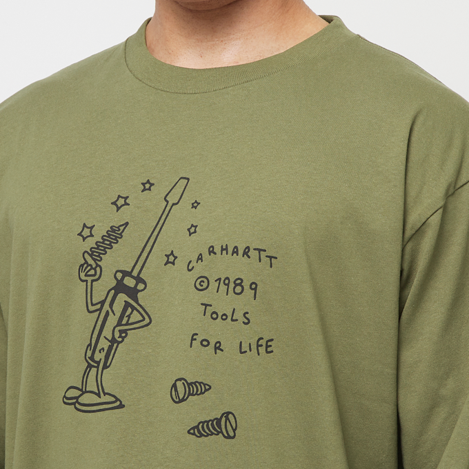 Carhartt WIP Long Sleeve Tools For Life vert 83925 5