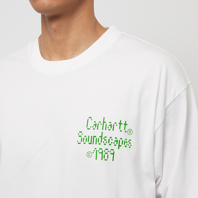 Carhartt WIP Longsleeve Soundface weiß 83926 5