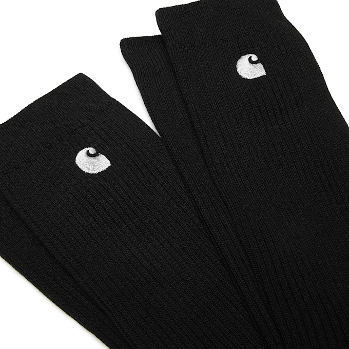 Carhartt WIP Madison Pack Socks (2 Pack) black 83944 3