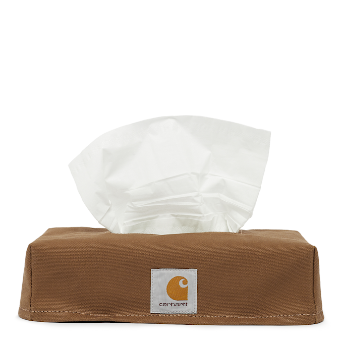 Carhartt WIP Tissue Box Cover "Dearborn" brown 83947 1