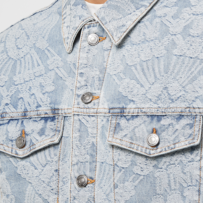 Daily Paper Settle Macrame Denim Jacket blauw 83956 5