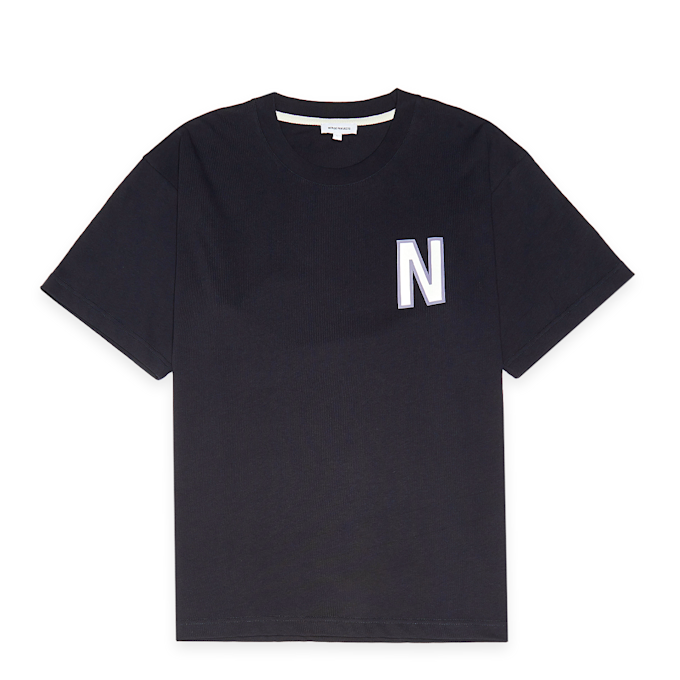 Norse Projects Simon Loose Organic Heavy Jersey Large N T-Shirt blauw 84015 1