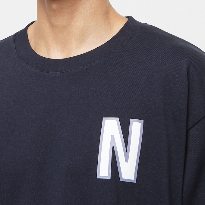 Norse Projects Simon Loose Organic Heavy Jersey Large N T-Shirt blauw 84015 5