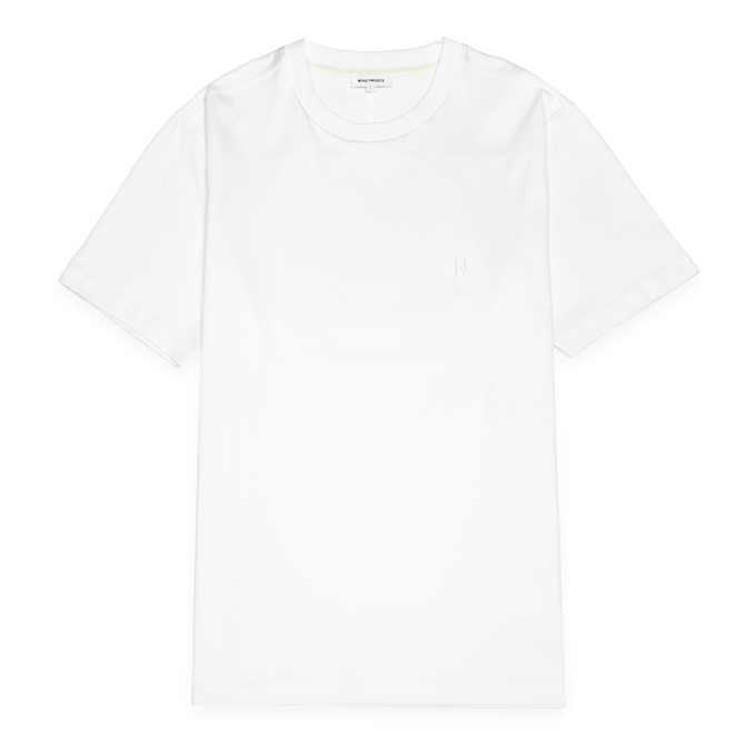 Norse Projects Johannes Organic N Logo T-shirt white 84021 1