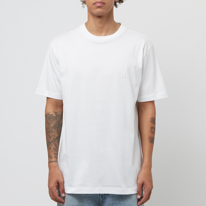 Norse Projects Johannes Organic N Logo T-shirt white 84021 2