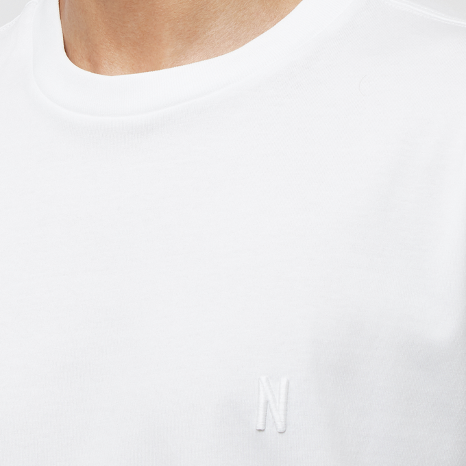 Norse Projects Johannes Organic N Logo T-shirt white 84021 5