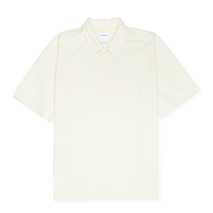 Norse Projects Carsten Cotton Tencel Shirt geel 84045 1
