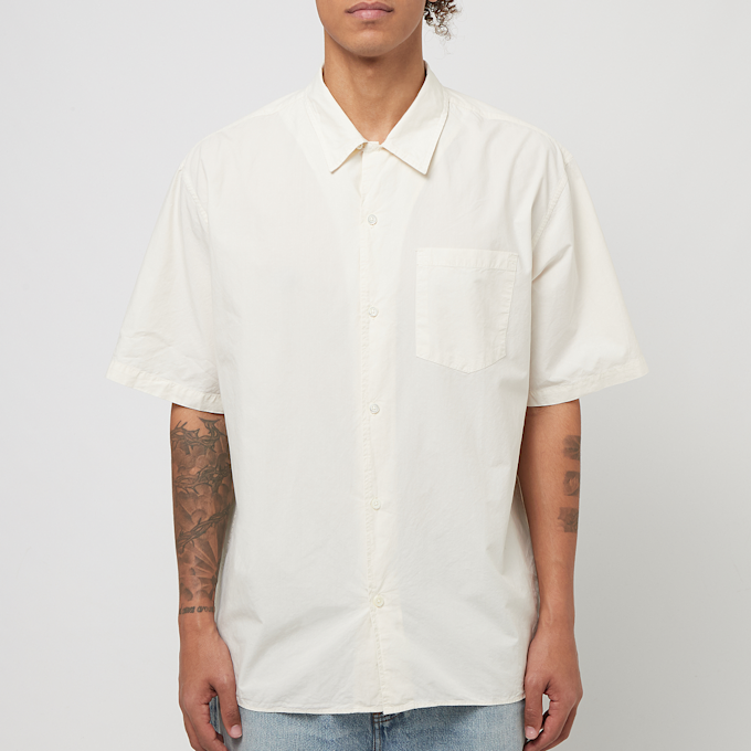 Norse Projects Carsten Cotton Tencel Shirt geel 84045 2