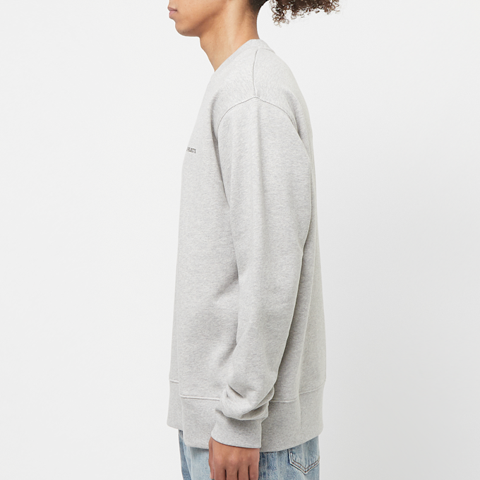 Norse Projects Arne Relaxed Organic Logo Sweatshirt grijs 84054 3