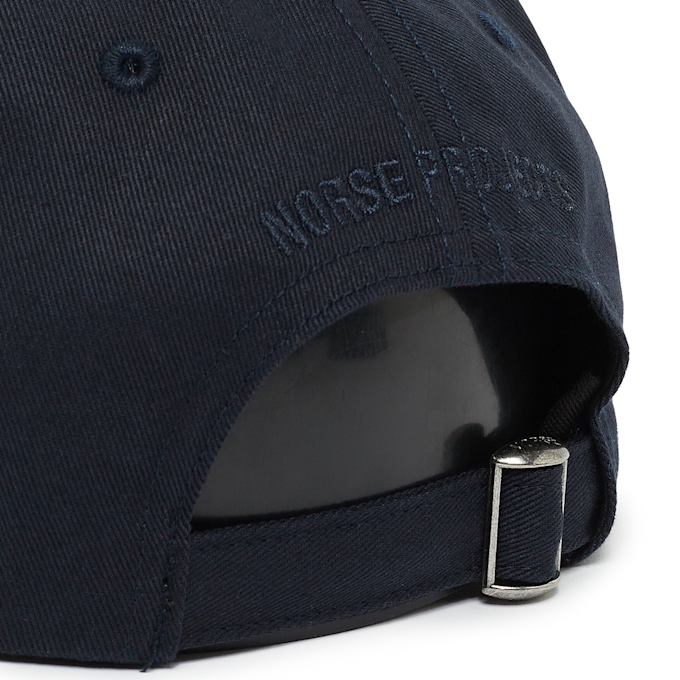 Norse Projects Felt N Twill Sports Cap bleu 84058 4