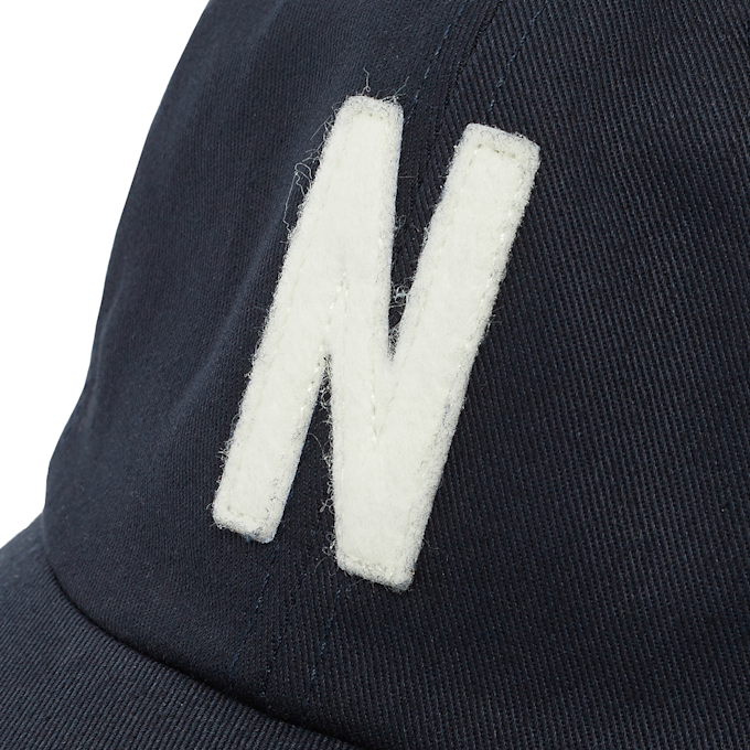 Norse Projects Felt N Twill Sports Cap bleu 84058 5