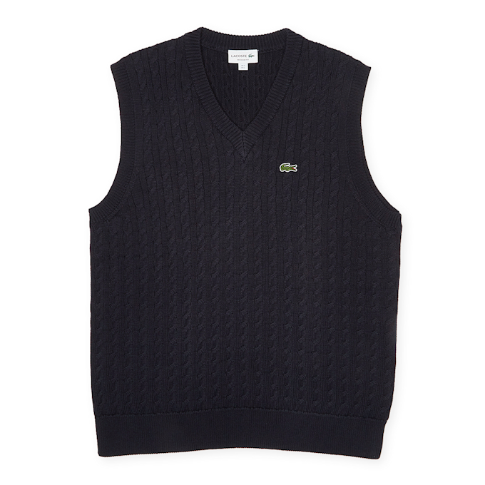 Lacoste Knit Vest blau 84132 1