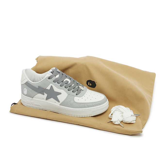 A Bathing Ape Wmns Bape Sta #4 L grey 84398 8